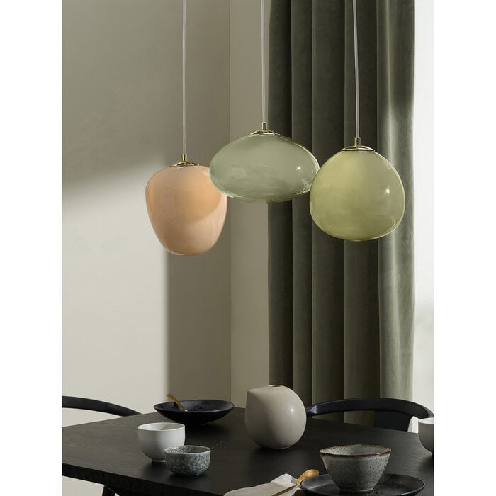 Adrianne Linear Pendant Light in Green - MADE