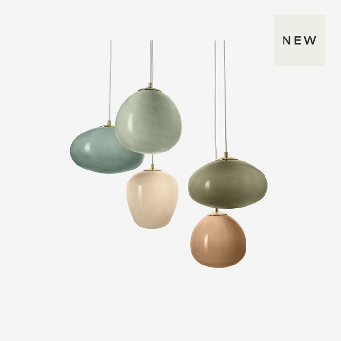 Adrianne 5 Light Cluster Pendant Ceiling Light in Green - MADE