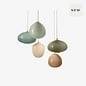Adrianne 5 Light Cluster Pendant Ceiling Light in Green - MADE