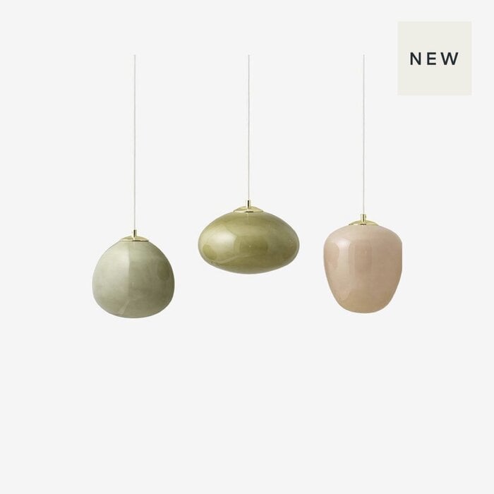 Adrianne Linear Pendant Light in Green - MADE
