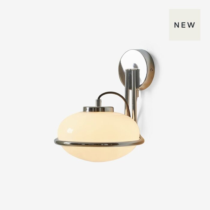 Piper Wall Light in Chrome - MADE