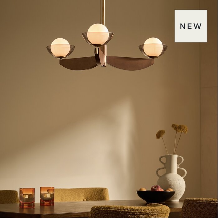 Small Layla Ceiling Light in Wood - MADE