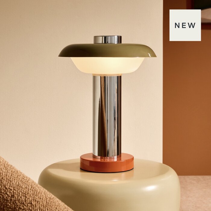 Eero Table Lamp in Chrome - MADE