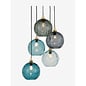 Ilaria 5 Light Cluster Pendant Ceiling Light in Blue - MADE