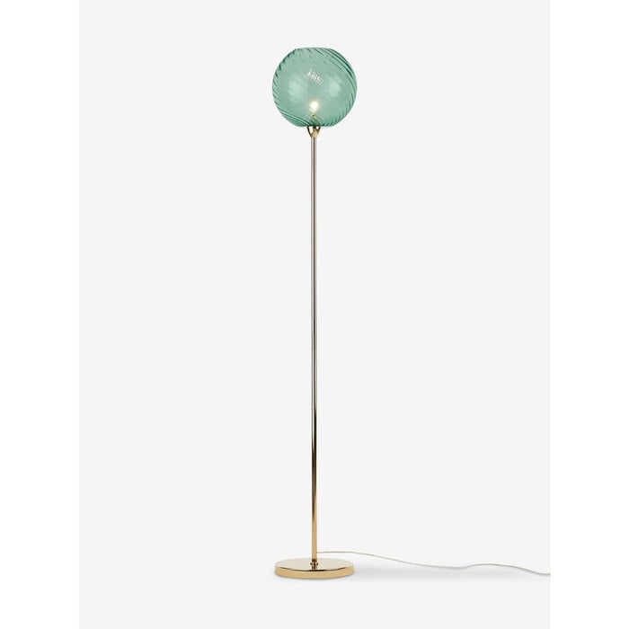 Ilaria Floor Light in Blue/Brass - MADE