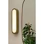 Nura Flush Bathroom Wall Light in Brass - MADE