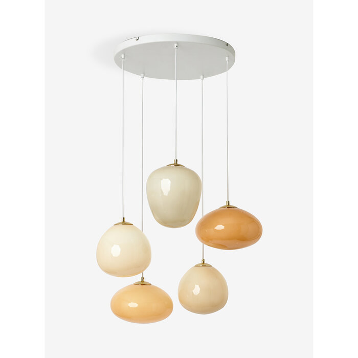 Adrianne 5 Light Cluster Pendant Ceiling Light in Neutral - MADE