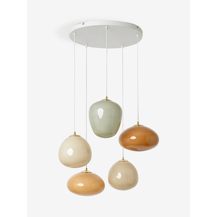Adrianne 5 Light Cluster Pendant Ceiling Light in Neutral - MADE
