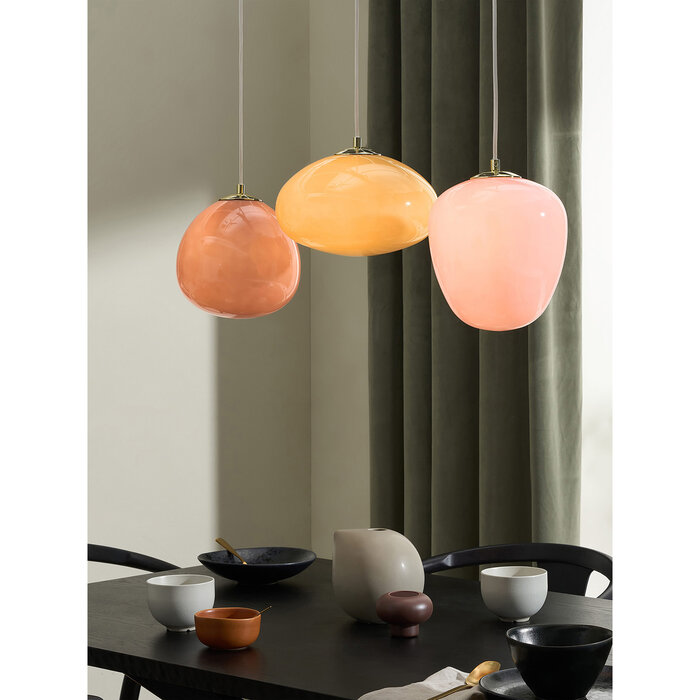 Adrianne Linear Pendant Light in Pink - MADE