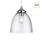 Stockton - Chrome & Glass Resto Pendant