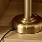 Pymore Rechargeable Cordless Brass & Opal Glass Table Lamp