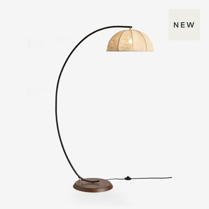 Benny Floor Lamp in Cream - MADE