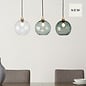 Ilaria 3 Light Linear Pendant Bar Ceiling Light in Blue - MADE