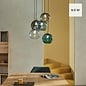 Ilaria 5 Light Cluster Pendant Ceiling Light in Blue - MADE