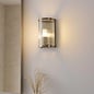 Morgan - Ribbed Glass and Antique Brass Bathroom Wall Light