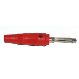 Hirschmann Banaanstekker 4mm Rood