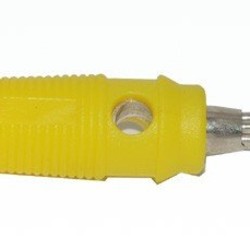 Hirschmann Banaanstekker - 4mm - Geel
