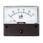 Blanko Paneelmeter 0-100uA DC