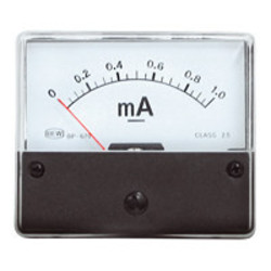 Blanko Paneelmeter 0-1mA DC