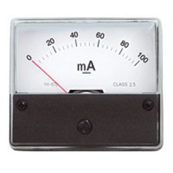 Blanko Paneelmeter 0-100mA DC