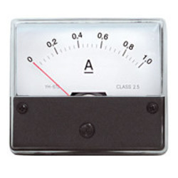 Blanko Paneelmeter 0-1A DC