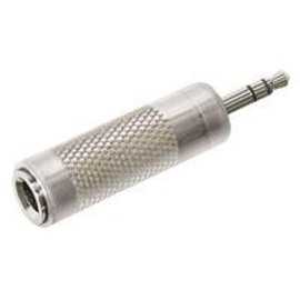 3.5mm stereo plug-6.3mm verloop