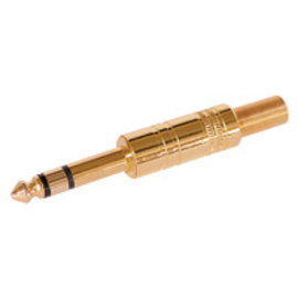 Blanko 6.3mm stereo jack plug