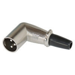 XLR plug (M) haaks