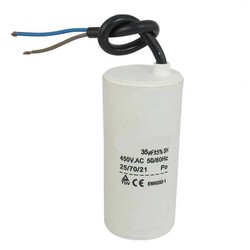 Ohmeron Motor run capacitor 6 uF 30x57mm 450Vac 5% 85Â°C