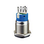 Sintron Connect RVS drukknop 19mm met aan/uit symbool en verlichting 12V