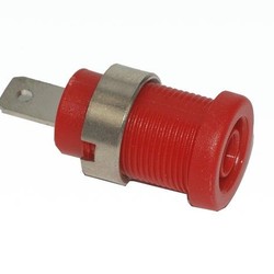 Veiligheidsstekkerbus - 4mm - Rood