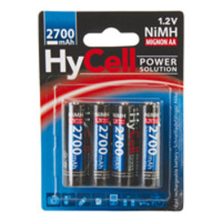 HyCell HyCell NiMH accu / AA mignon, 2700 mAh 4-delig