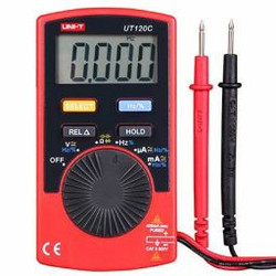 UNI-T 3 3/4 Digitale multimeter in zakformaat - auto range