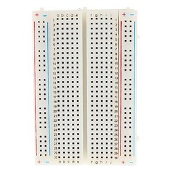 Soldeerloos breadboard met 400 ronde gaten - wit