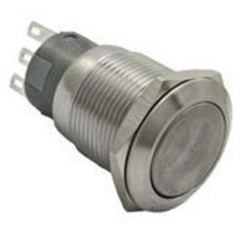 RVS drukknop 19mm 250V