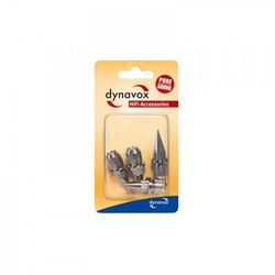 Audio Dynavox Spikes 4 delig chrome