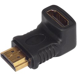 Haakse HDMI plug verguld