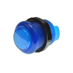 Lichtgevende arcade drukknop 30mm  blauw