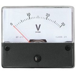 Blanko Paneelmeter 0-30V DC