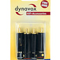 Audio Dynavox Dynavox High-End cinch stekkerset 2 x rood, 2 x wit