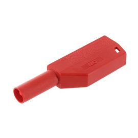 Veiligheidsstekker 4mm rood