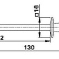 Scherpe meetpunt met socket voor 4mm banaanstekker - Rood - HCK