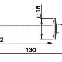 Scherpe meetpunt met socket voor 4mm banaanstekker - zwart - HCK