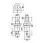 Drukknop (ON)-OFF Geel 0,5A - 50VDC