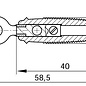 Hirschmann Vorkaansluiting voor 4... 7mm aansluiting zwart