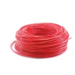 Ohmeron Soepel Montagedraad 1.5mm² - 100 meter rood