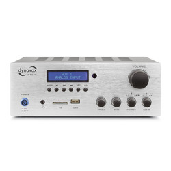 Audio Dynavox stereo versterker VT80MK zilver