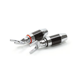 Audio Dynavox Kabelschoen vork carbon rhodium  set