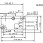 Ohmeron Microswitch met rolhendel