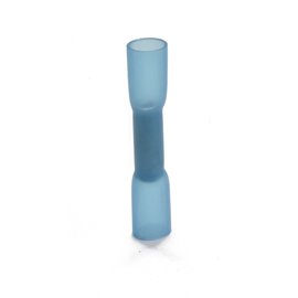 Ohmeron Doorverbinder blauw met krimpkous - 20 stuks